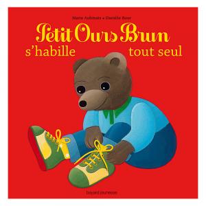 Couverture de Petit Ours Brun s'habille tout seul